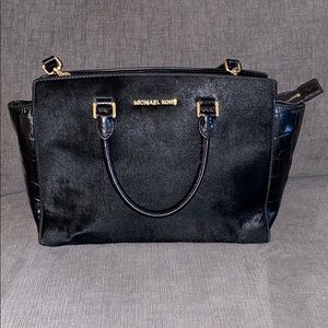 👜 MICHAEL KORS Selma Calf Hair